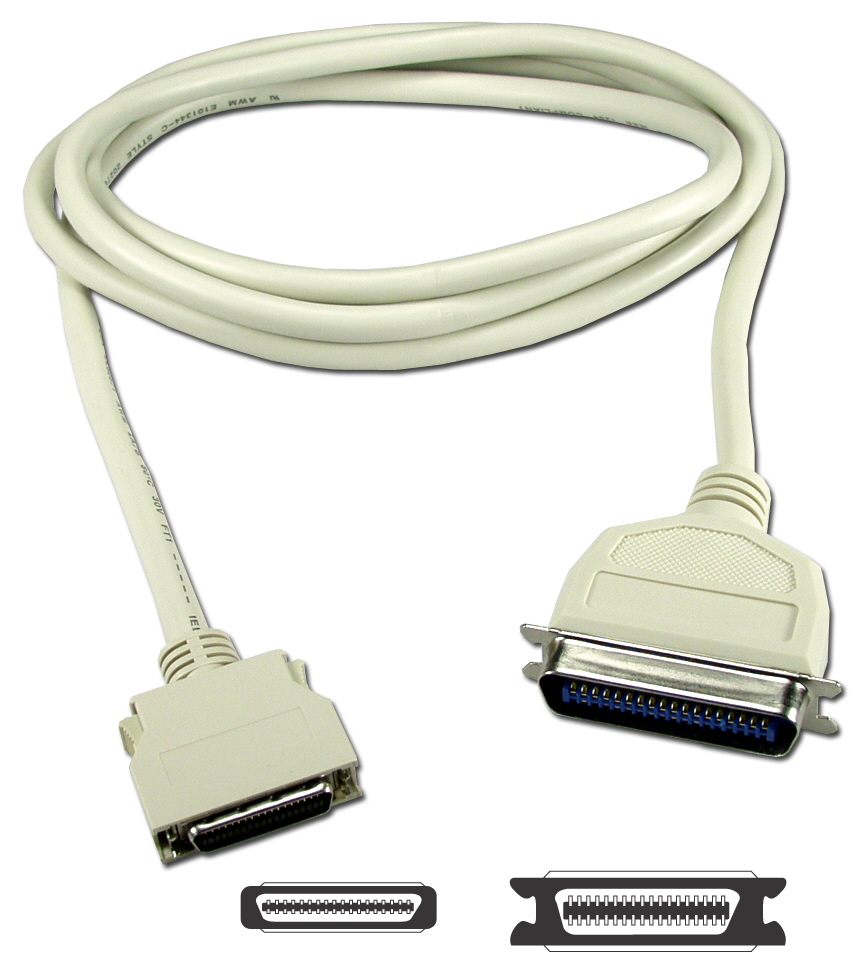 6 Feet CC308-06X QVS Bi-Directional Printer Cable 