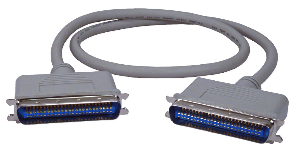 Belkin F2N956-03 3-Ft SCSI Cable; CENT50M/CENT50M