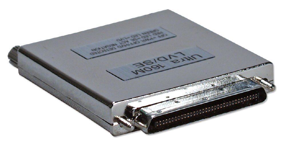 LVD/SE SCSI Terminator 68 Pins High Density with LED 