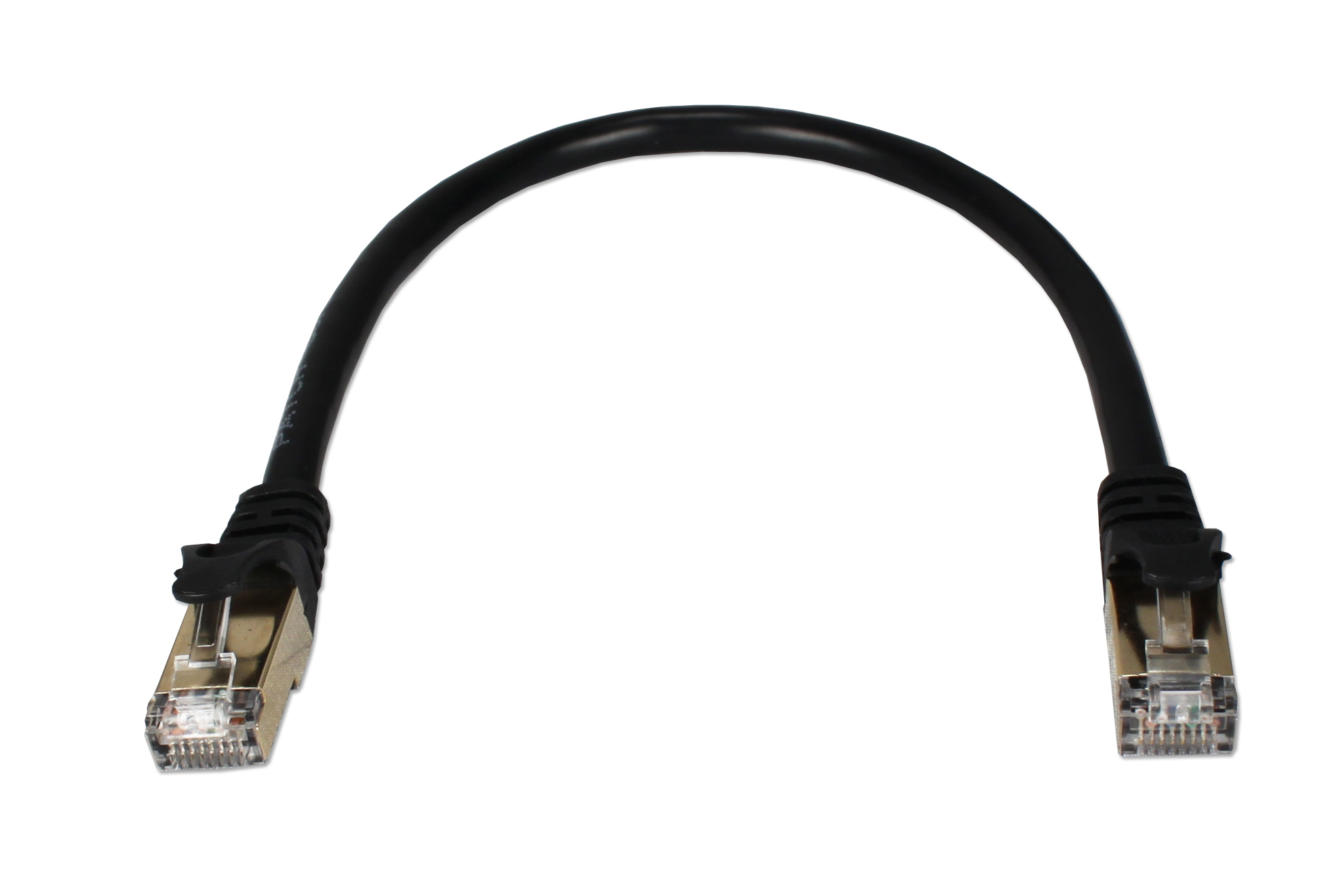 7 QVS Patch Cable CC716-07 Black 7' 
