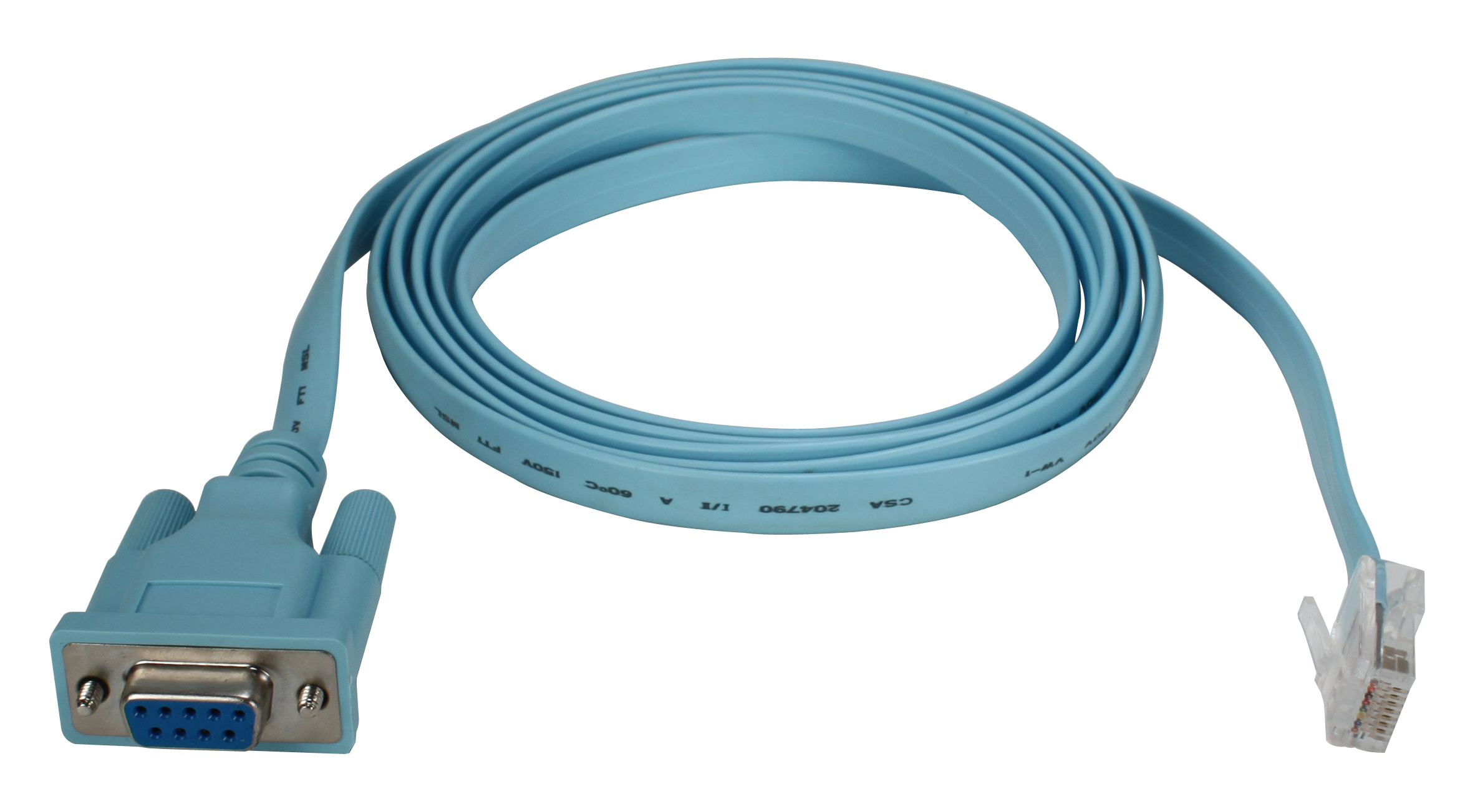 Rollover Console Cable, RJ45 to RJ45, 6ft