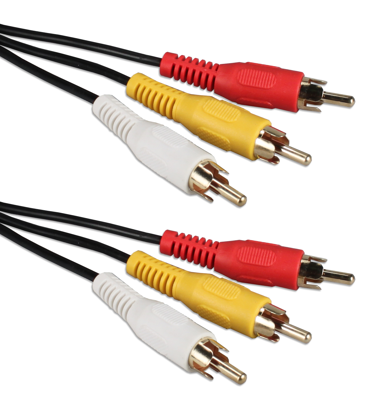 RCA3AV 25 25ft Triple RCA Composite Audio Video Cable