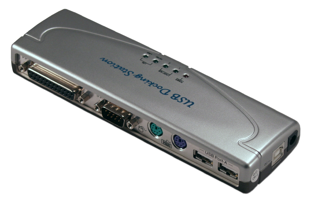 UH520 - 8Port USB Docking Station with CAT5/RJ45 Ethernet Port