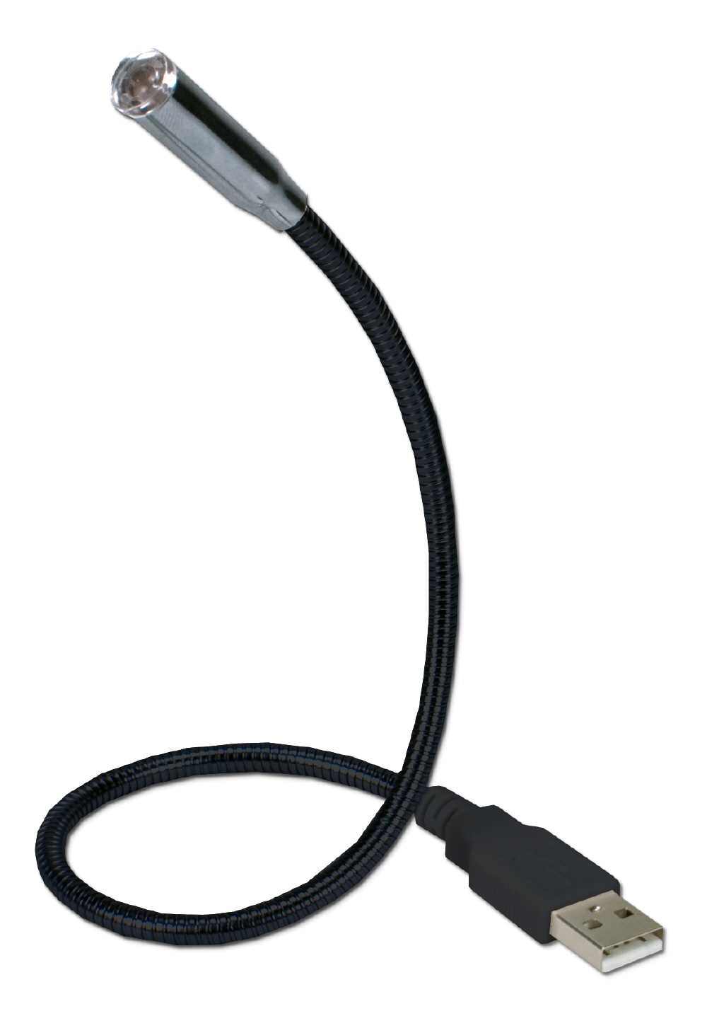 USB-L1B - 14 Inches Flexible Black USB LED Notebook Light