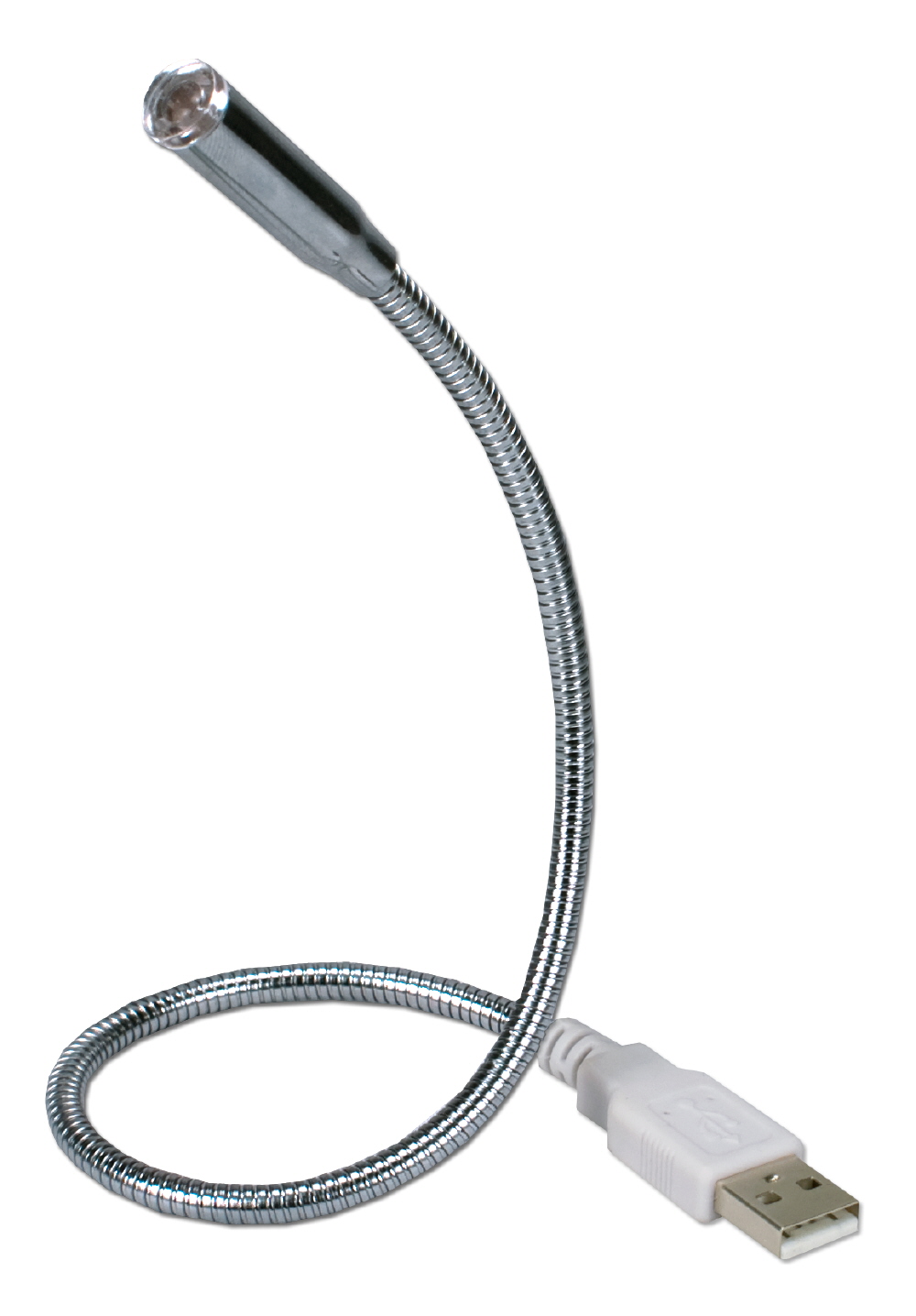USB-LLS - 17 Inches Flexible Silver USB LED Notebook Light