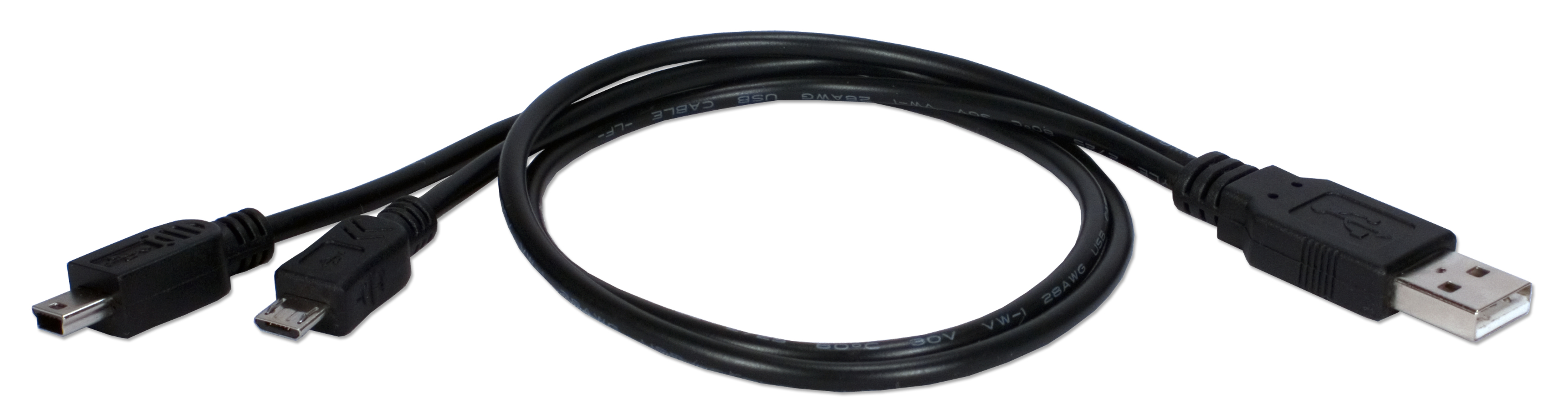 USBPWR-Y - 0.5-Meter Cable with and Micro-B